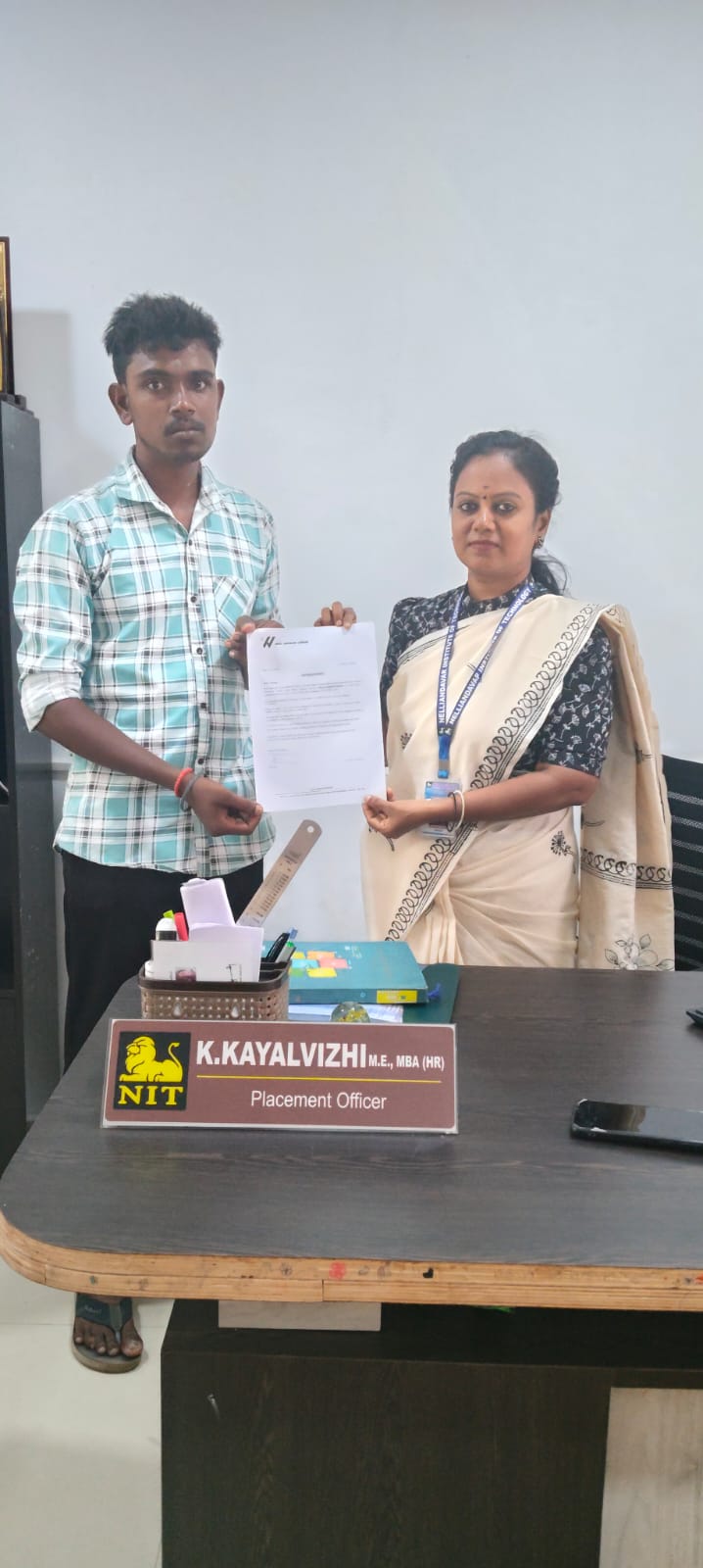 Placed Student Offer Letter